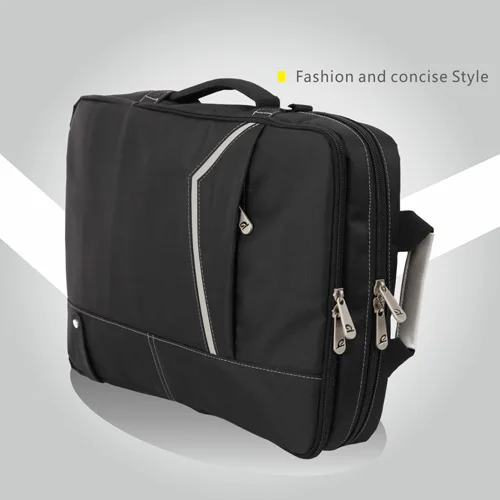 ESTLIFE мужской рюкзак с защитой от кражи, черный нейлоновый деловой рюкзак, 3 способа переноски, чехол на плечо, сумка через плечо, сумки для компьютера