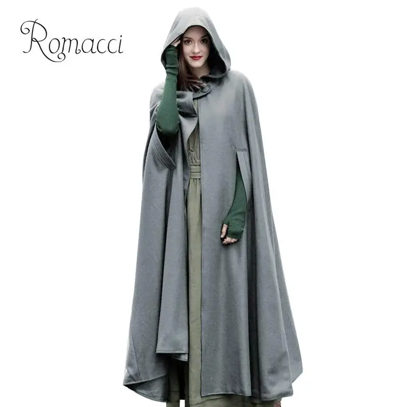 sleeveless hooded cloak