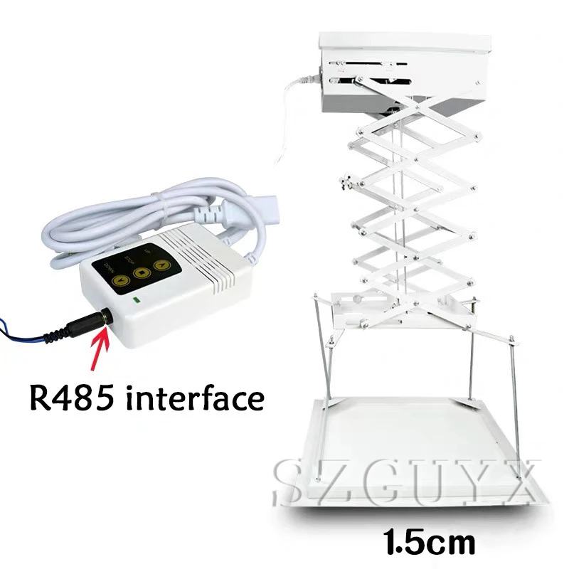 

Projector electric hanger hidden ceiling hanger projector automatic lifting, multi-function household shelf [1.5m]