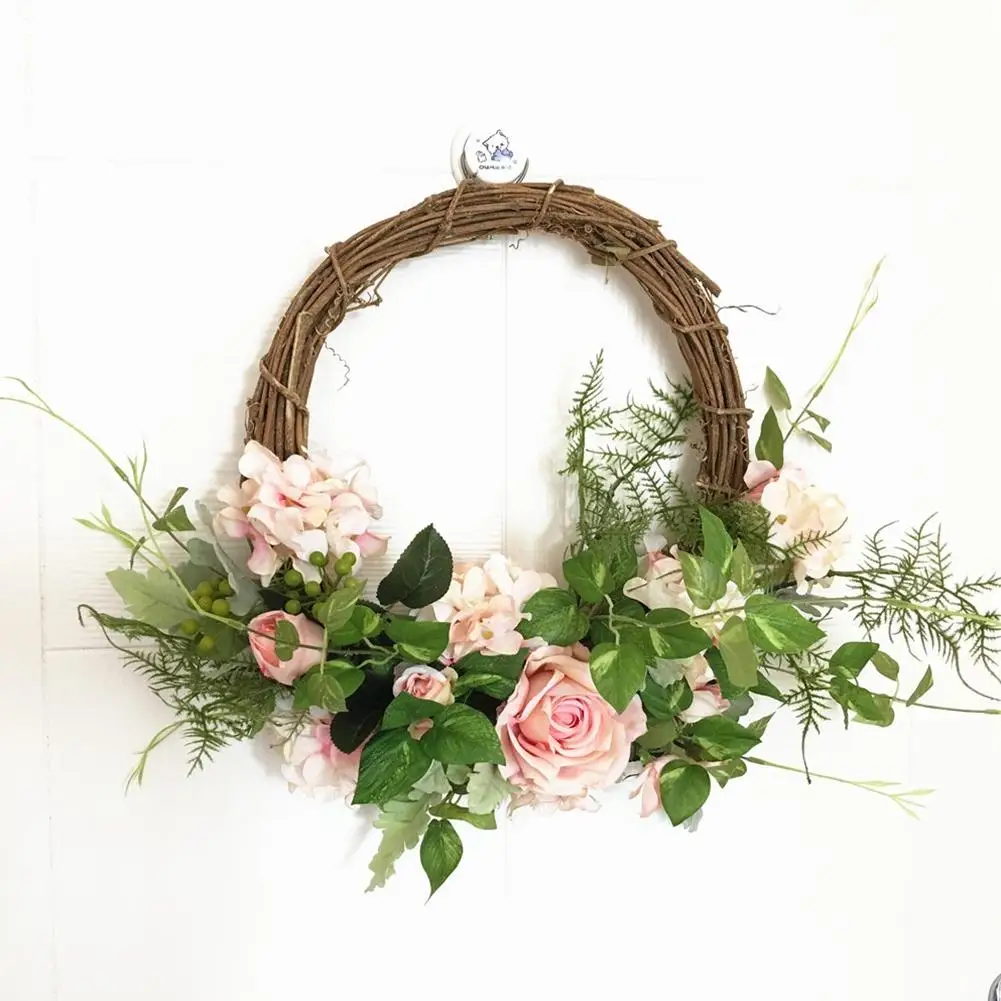 Artificial Flower Rose Wreath Door Wreath Artificial Garland Door