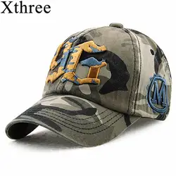 Xthree камуфляж бейсболка snapback шляпа для мужчин Кепки женщин gorra casquette bone swag Кепки оптовая продажа