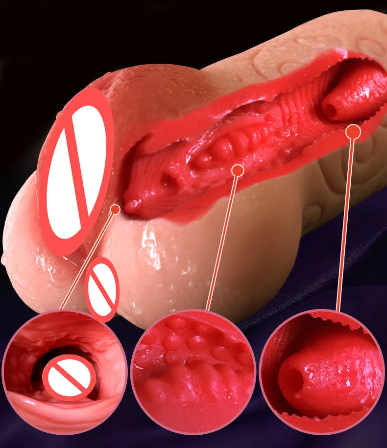 Супер Мужской фаллоимитатор Искусственный реалистичный влагалище имитация матки Карманный киска взрослые секс-игрушка для мастурбации