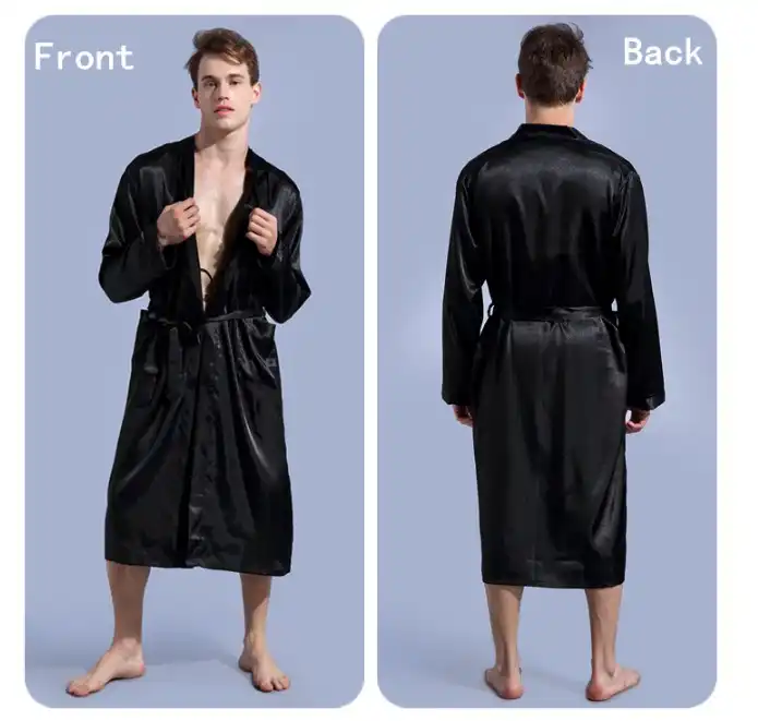 custom silk robes for him