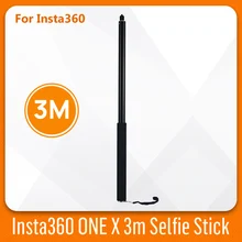 Insta360 one X расширение стержня 3 м алюминиевая палка для селфи из алюминиевого сплава для Insta 360 One X монопод палку для селфи панорама Камера аксессуары