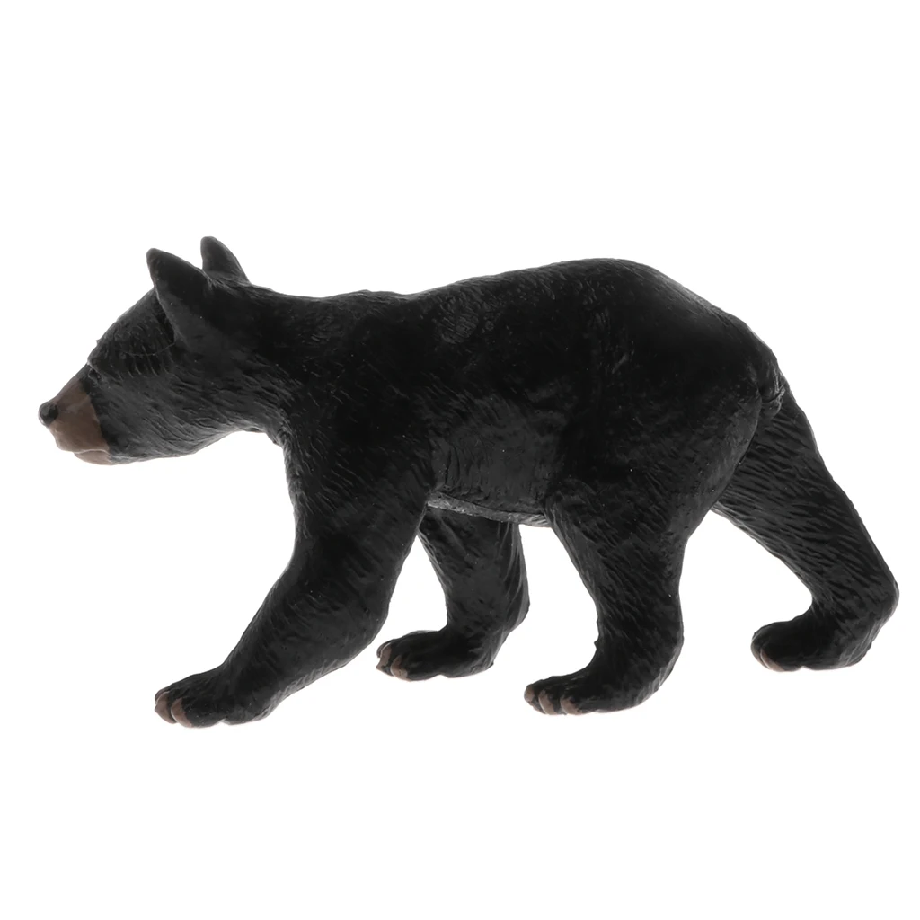 Simulation Animal Model Figure Toys Figurine Home Decor Black Bear S