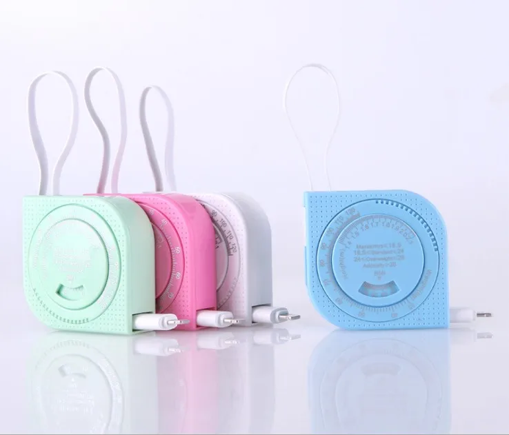 

Car Android Data Cable Creative Tape Measure Data Line Telescopic Two In One Usb Charging Cable
