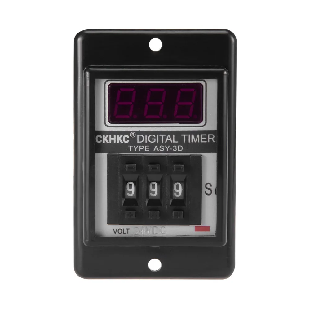 

Uxcell DC 24V Relay 999S 8 Terminals Range Adjustable Delay Timer Time Relays ASY 98x84x50mm Terminals 8 Power Supplies 1PCS