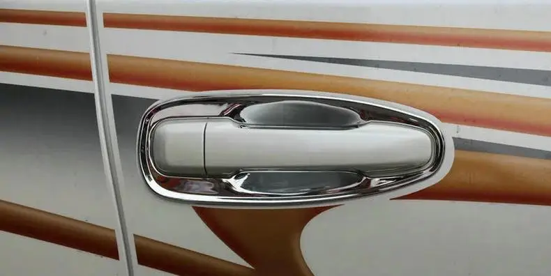 Для toyota prado 150 аксессуары ABS хромированная дверная ручка Вставка чаша формовочная