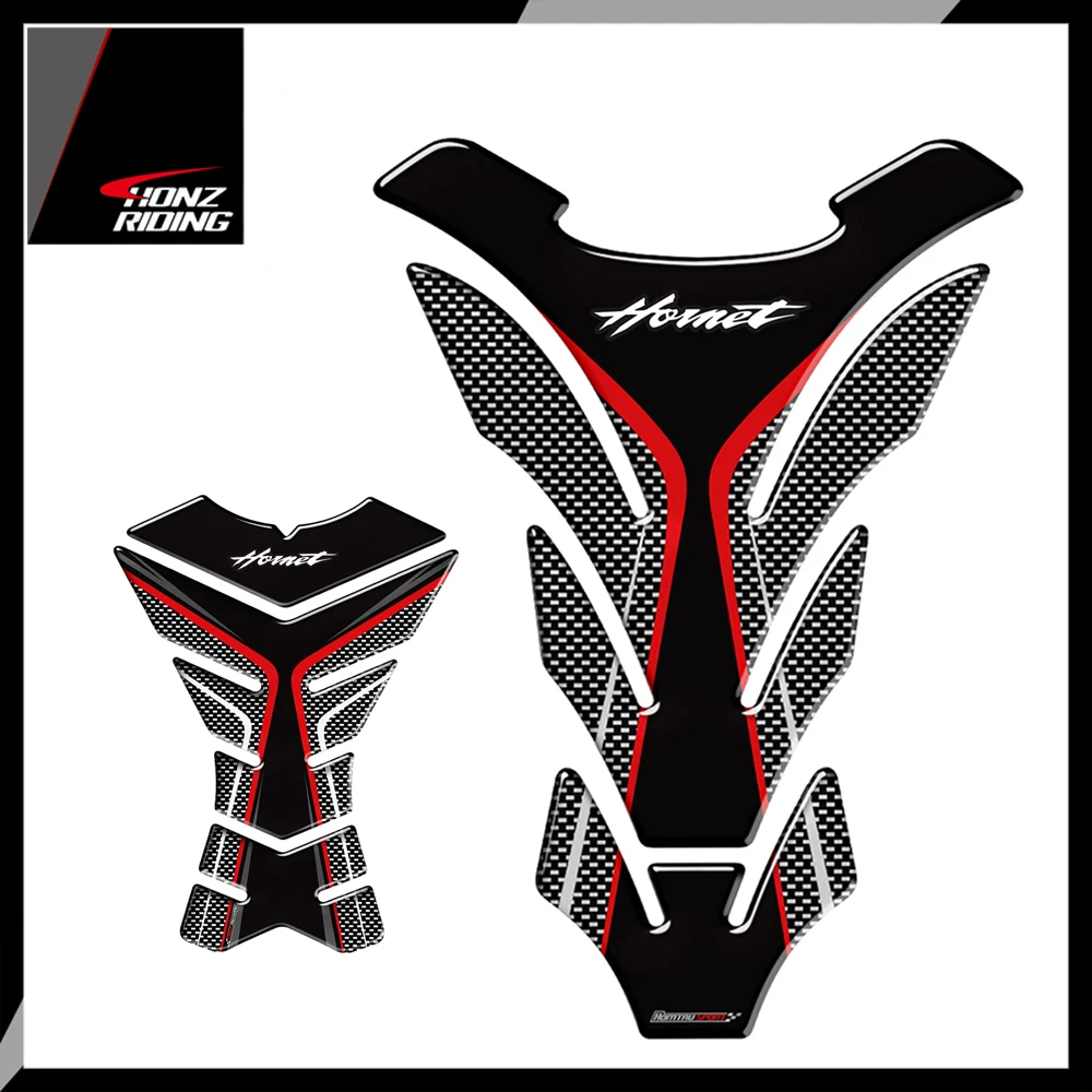 For Honda Hornet CB600F CB650F CB250 CB1000R Tankpad 3D Carbon-look Motorcycle Tank Pad Protector Decals