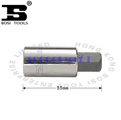 

1Pcs 55mm Long 1/2 -inch Drive 12mm Steel Hexagon Screwdriver Bit Socket