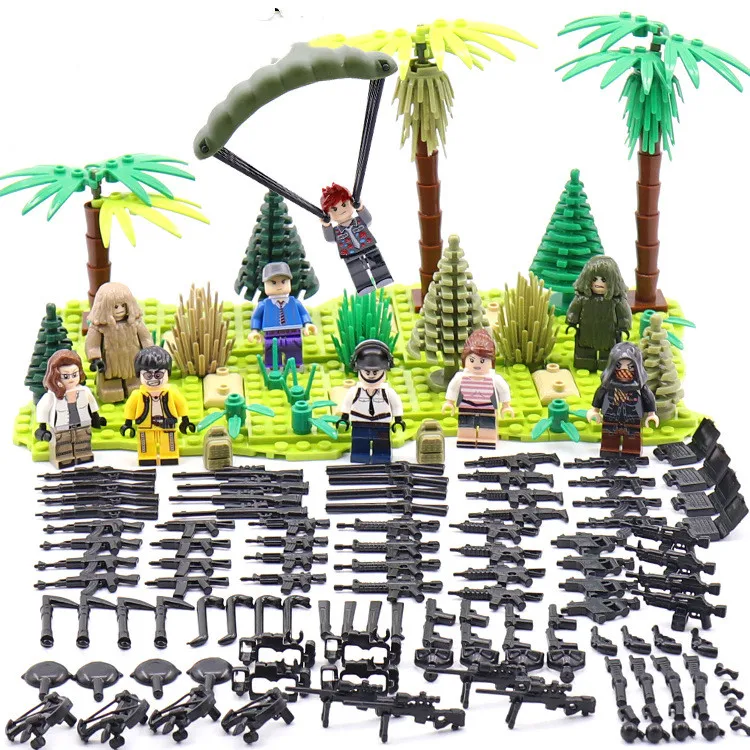

9pcs/set Legoingly Military SWAT Teams Figure Set City Police Weapon Model Building Blocks kits Brick Toys for Children JY1620