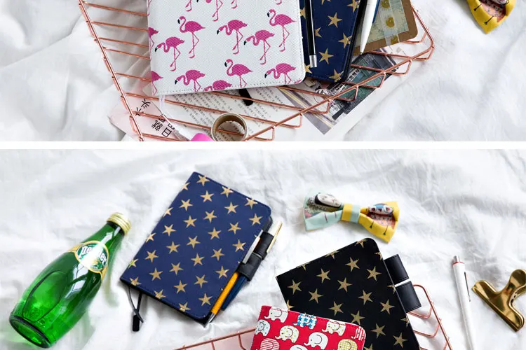 JUGAL-New-Printed-Diary-Agenda-Daily-Plan-Cloth-Book-Cover-Travel-Notebook-Journal-DIY-Diary-HOBO-Dokibook-Efficiency-Book-A5A624