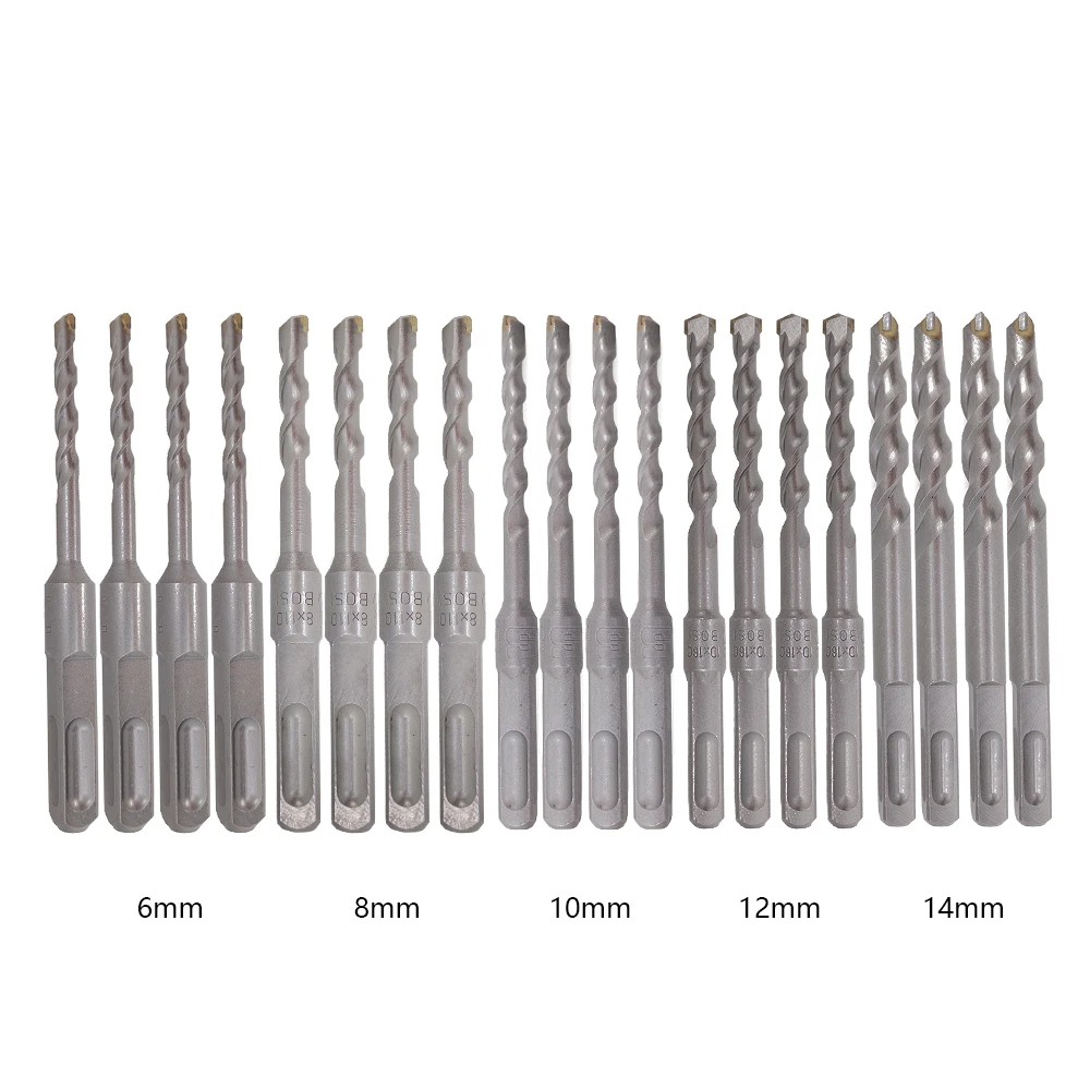 

High Quality 20Pcs/Set Twist Drill Bit For Metal 40CR chrome-vanadium Steel Drilling Woodworking Tool 6/8/10/12mm