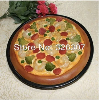 

Pudding-pipe pizza food model film props customize Shrimp sausage dishes simulation model sample food dishes film props FRIENZE