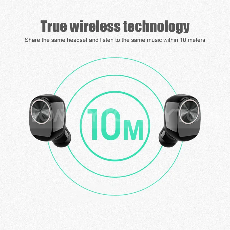 Беспроводные наушники YTOM Mini True TWS Bluetooth EDR гарнитура для смартфона спортивные iphone