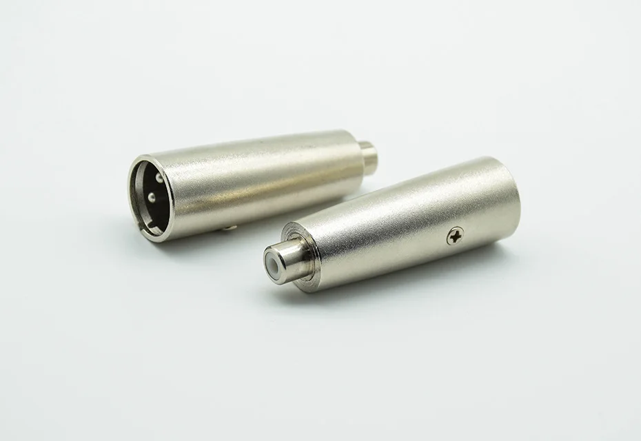 1 шт. Caron Adapter XLR кабель для мужчин разъем с внутренней резьбой разъем адаптера 3pin RCA разъемы Женский микрофон адаптер серебро