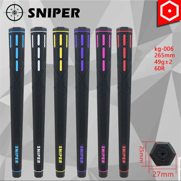 Новые 3 шт снайперские шестигранные ручки для клюшек для гольфа мастерская сборка мужской драйвер леса Утюги ручки для гольфа 6 цветов для человека