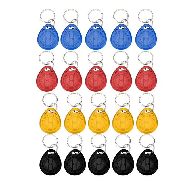 RFID Standalone Touch Metal Access Control With 10 Keychains 125KHz ID Waterproof Cover For Door Access Control System 8000 user 6