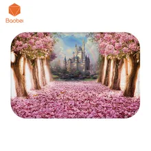 Розовый цветочный коралловый флис Thicking Коврик для прихожей для кухни ванная комната туалет ванна Нескользящие Коврики для пола коврик