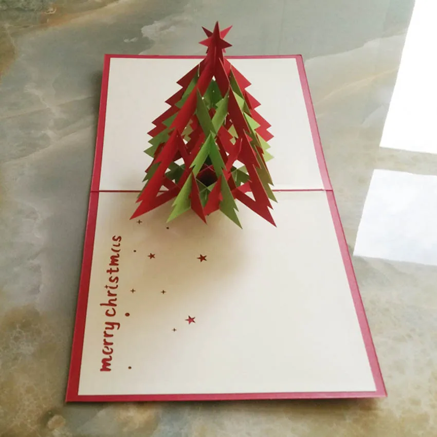 3D Pop Up Kartu Ucapan Buatan Tangan Kartu Selamat 