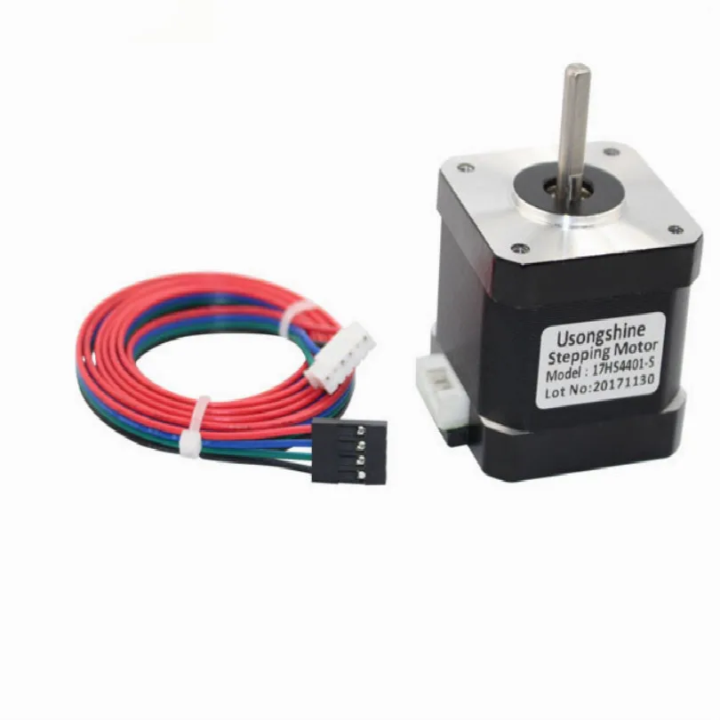

3D printer two-phase hybrid 42 nema17 nema 17 stepper motor 17hs4401 free shipping