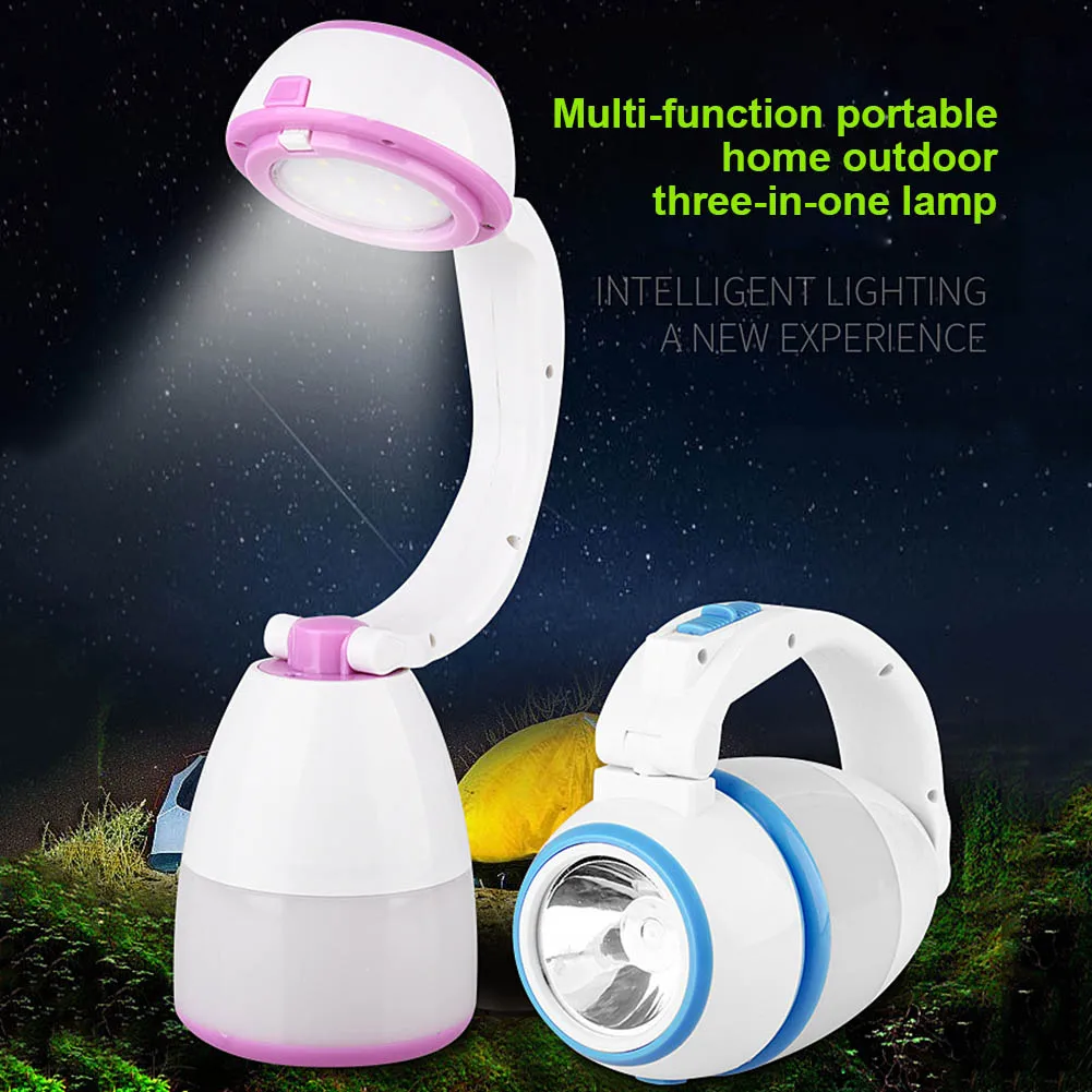 

Newest Handheld Light Lamp 3 in 1 Multi-function Portable USB Charging For Home Outdoor