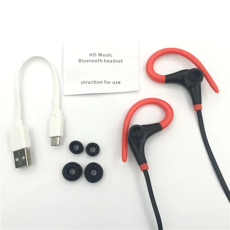 Спортивные Bluetooth наушники стерео беспроводные наушники в ухо Handfree гарнитура для бега ходьбы спортивные портативные аудио наушники C309