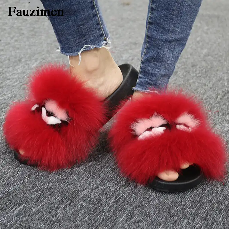 fancy fur slides