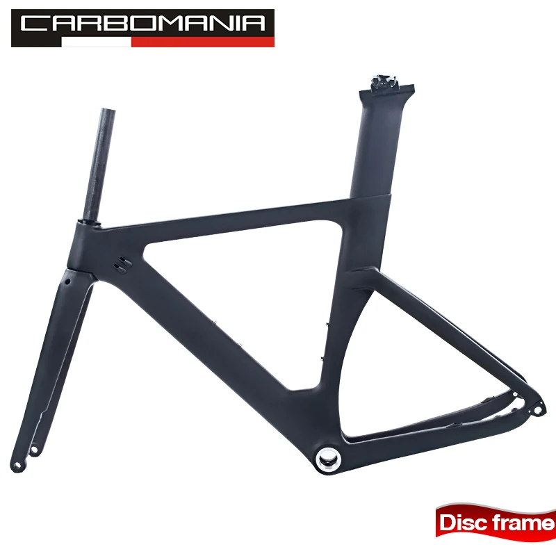 

2019 Factory Outlet carbon Disc Brake Road Bike Frame 700C Thru Axle 142*12mm Carbon Road cycling Disc brake Bicycle Frameset