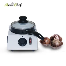 Chocolate Melting Pot Commercial Chocolate Melting Machine Electric Single Heating Pot Party Heating Cheese Machine 110V-240V baking tools chocolate melting furnace diy handmade chocolate mechanical and electrical heating melting pot