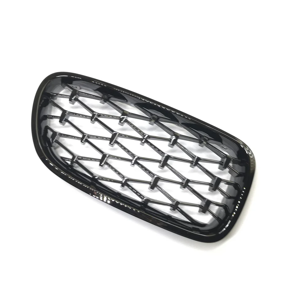 For Bmw F10 F11 F18 Car Front Grill Newest Diamond Style 2010- One Pair Abs 5 Series F10 Mesh Grill