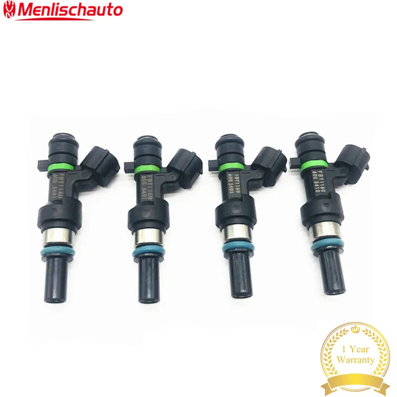 

4pcs Fuel Injector 16600-ED000 FBY1160 for Tiida 1.6 NV200 HR16 Sylphy Citroen Triumph Sega
