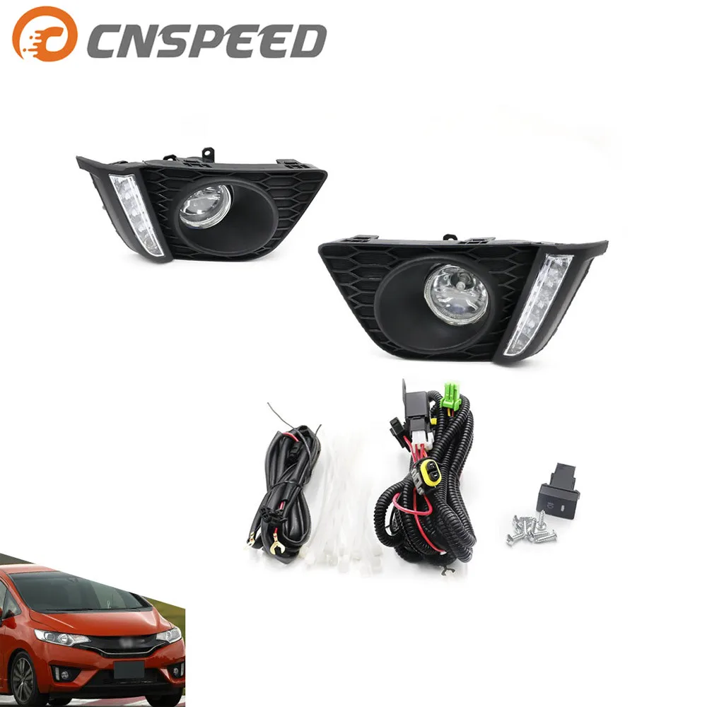 CNSPEED Fog light for Honda Fit 2014 US type fog lamps clear Lens