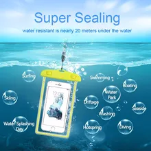 Водонепроницаемая прочная водонепроницаемая сумка фосфоресцирующий водонепроницаемый чехол для iPhone 4 4S 5 5S 5C 6 S 6 S 7 Plus iPod Touch 5 задняя крышка телефона