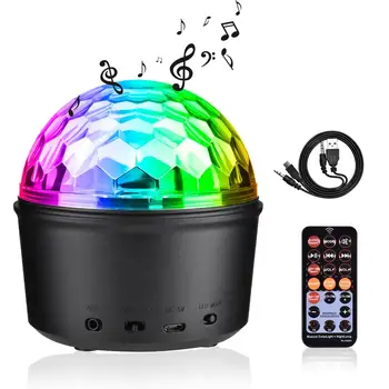 

Led Disco Light Stage Lights DJ Disco Ball Lumiere Sound Activated Laser Projector effect Lamp Light Christmas Party MP3 Music