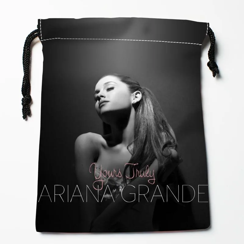 Новое поступление Ariana Grande Сумки на шнурке на заказ для хранения с принтом, сумки для хранения, размеры 18X22 см, сумки для одежды