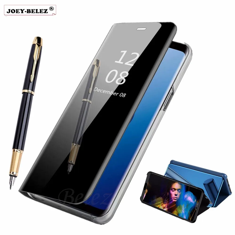 

360 Flip Clear View Mirror Case for Huawei P20 mate 20 lite P Smart Nova 3i Honor 8 9 lite Note 10 7A Pro 7C Y6 Y9 Y5 2018 Case