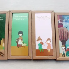 1 коробка/Лот Новая мода Винтаж сад девушка дизайн DIY Многофункциональный Бумажная Закладка Хороший подарочный набор