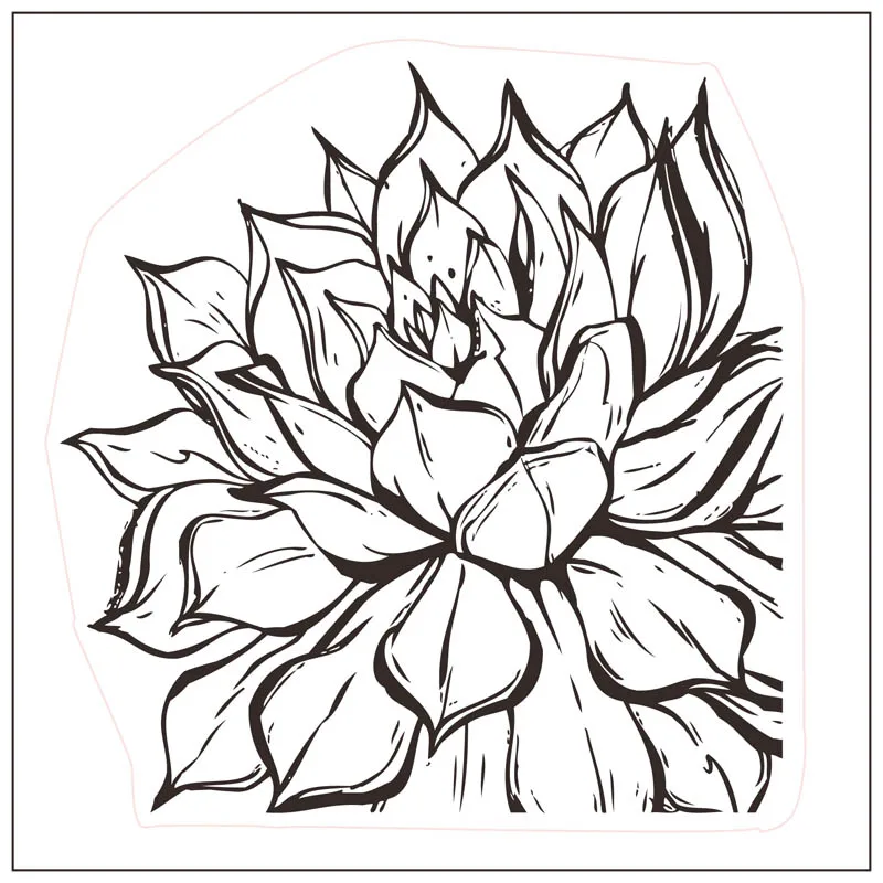 

Flower Transparent Clear Stamps / Silicone stamp Seals for DIY scrapbooking photo album/Card Making