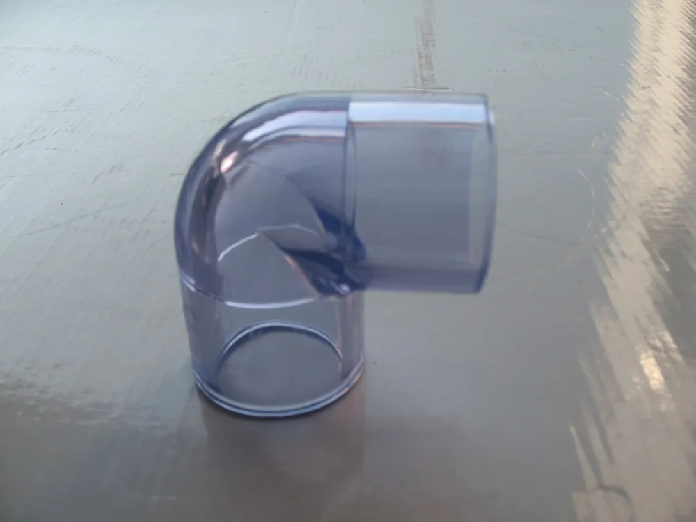 clear pvc elbow with size 1/2" SHC80in Pipe Fittings from Home