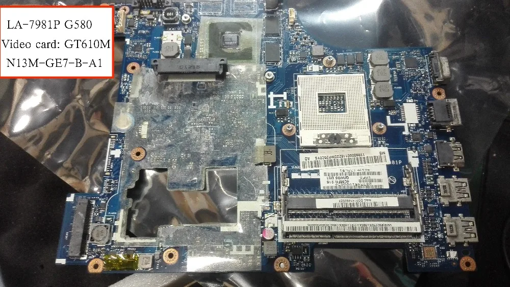 Free Shipping Tested QIWG5 LA-7981P G580 Motherboard For Lenovo G580 Notebook Free Shipping Tested QIWG5 LA-7981P G580 Motherboard For Lenovo G580 Notebook
