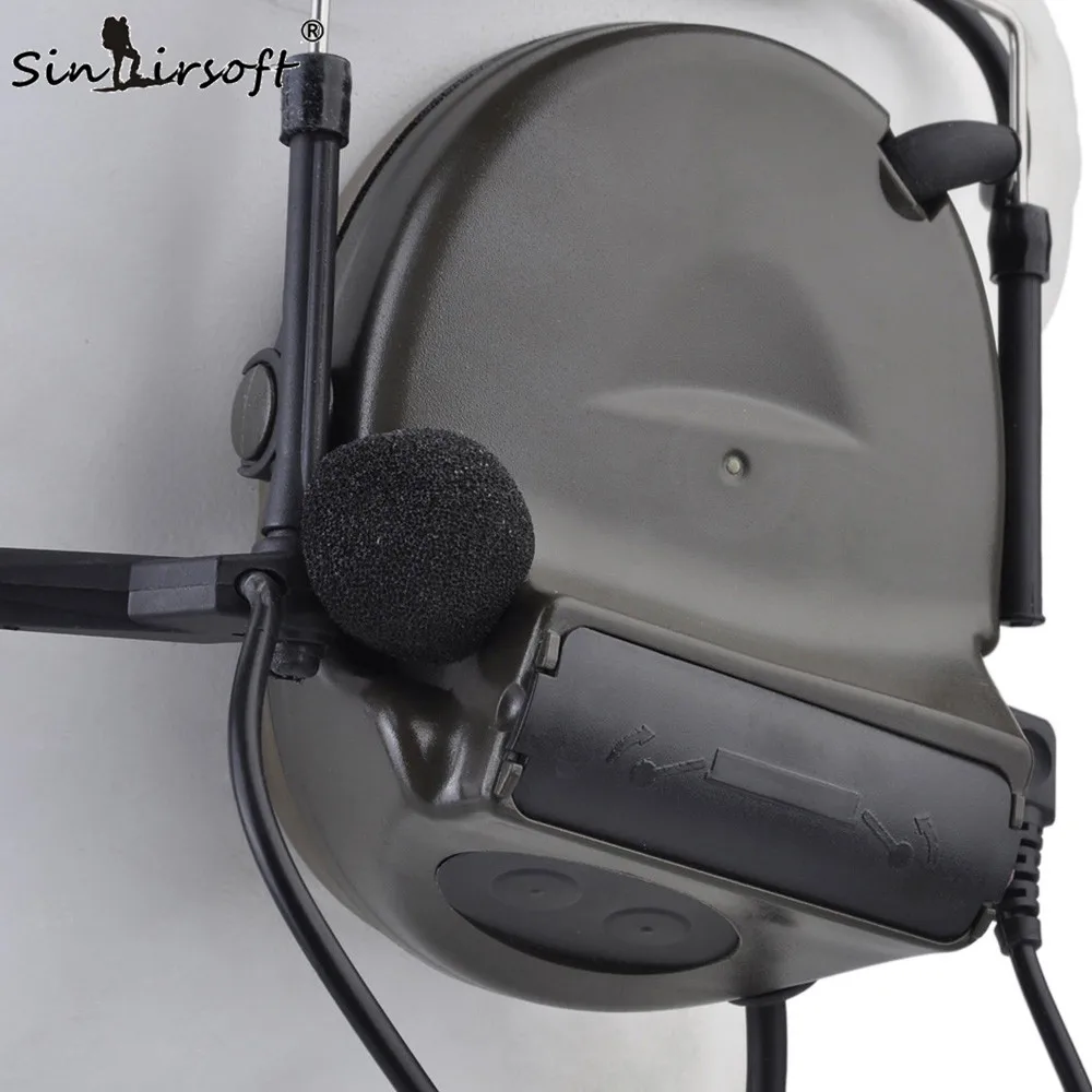 Z-tactical Sordin Tactical Airsoft Comtac Z 041 ZComtac II Гарнитура Стиль шлем шумоподавление наушники