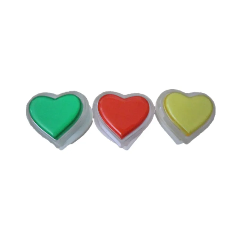 

10 Pcs Newest Heart-Shaped Microswitch LED Push Button With Light For Arcade Game Machine