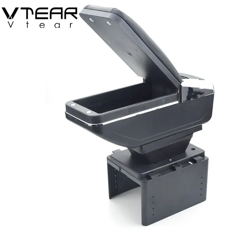 

Vtear For opel corsa b/zafira armrest box central Store content box products interior Armrest Storage car-styling accessories