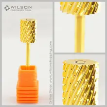 9,5 мм супер большой баррель бит-грубая(C-1140001)-золото-WILSON Карбид ногтей сверло