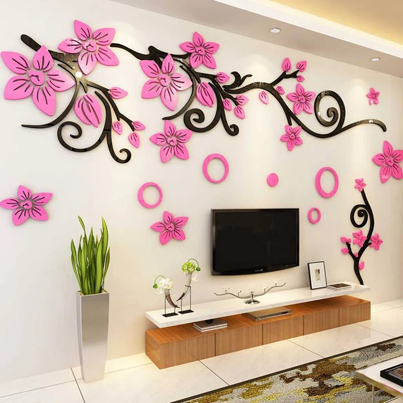 BESPORTBLE Floral Hoop Wreath Wall Decor 23Inch Round Wreath Wall Sticker Wall Art Decor for Bedroom Living Room Sofa Background Decorations 4 Pcs Floral Garland Stickers BESPORTBLE Floral Hoop Wreath Wall Decor 23Inch Round Wreath Wall Sticker Wall Art Decor for Bedroom Living Room Sofa Background Decorations 4 Pcs Floral Garland Stickers