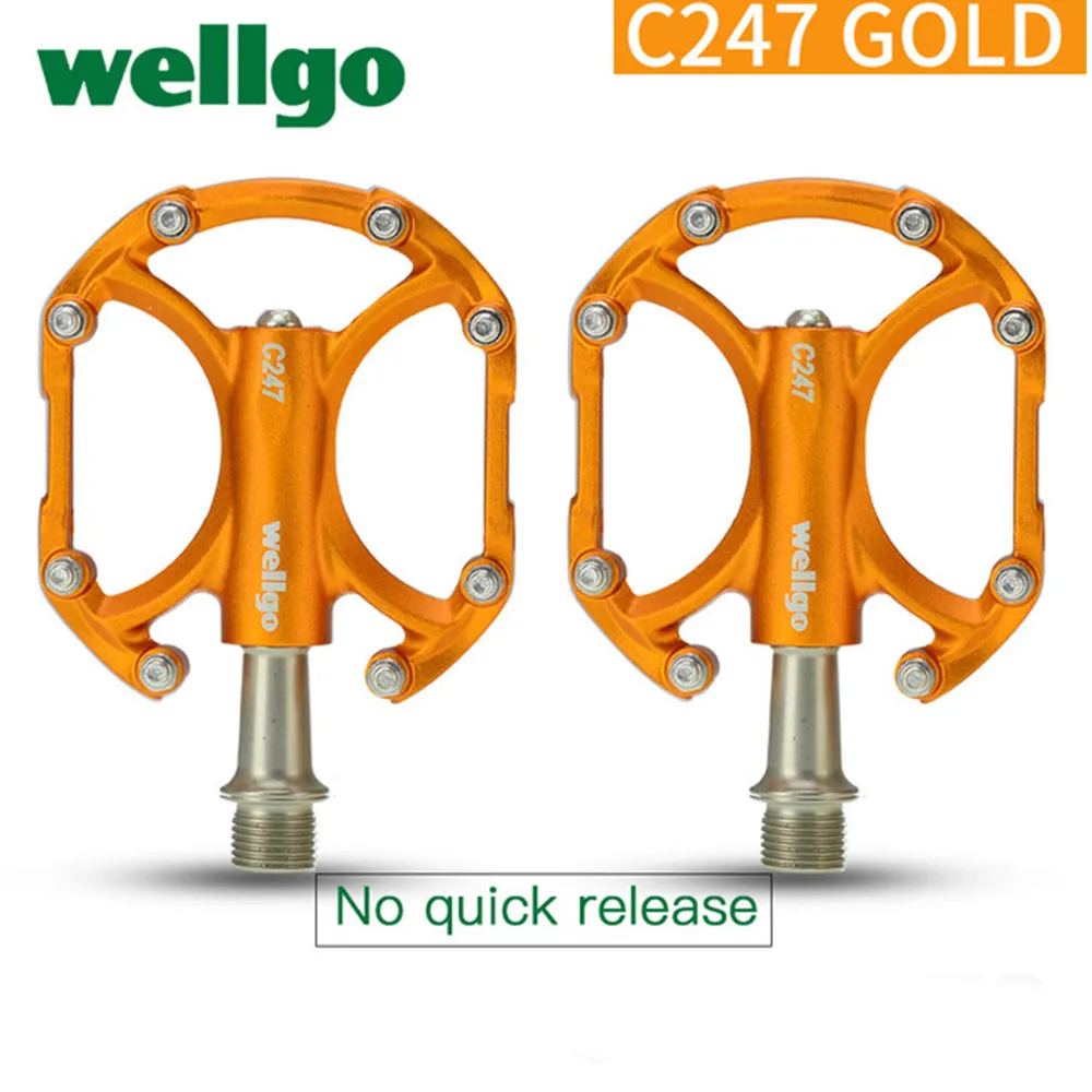 Алюминиевый сплав Сверхлегкий Wellgo C247 велосипедные подшипники педали BMX MTB Горный