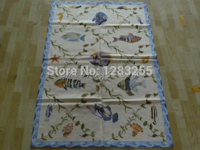 

Needle-point Carpets Are Good Home Decor For Handmade Wool Handmade French Auburn Pine Foot 100% Wool Carpet Handmade