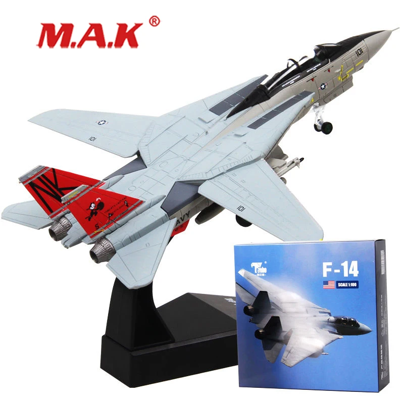 Модель 1/100 Grumman F 14 Tomcat U.S. Navy самолёт модели истребителей детские игрушки для