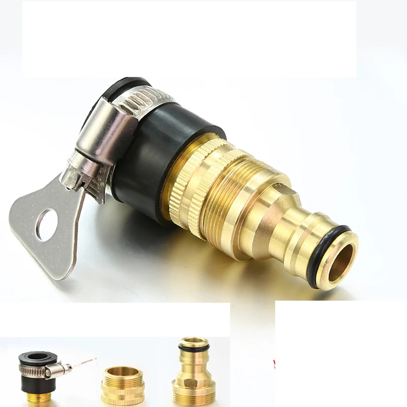 Water Tap Copper Universal Coupling Water Pipe Head Quick Fitting Joint